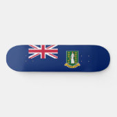 英国ヴァージン諸島国旗(BVI) スケートボード (横)
