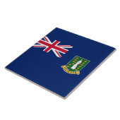 英国ヴァージン諸島国旗(BVI) タイル (側面)