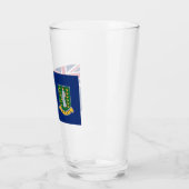 英国ヴァージン諸島国旗(BVI) タンブラーグラス (左)