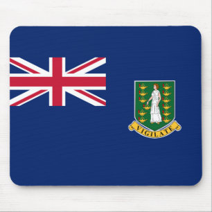 英国ヴァージン諸島国旗(BVI) マウスパッド