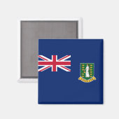 英国ヴァージン諸島国旗(BVI) マグネット (正面/裏面)