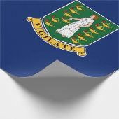 英国ヴァージン諸島国旗(BVI) ラッピングペーパー (角)