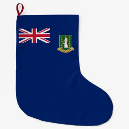 英国ヴァージン諸島国旗(BVI) ラージクリスマスストッキング
