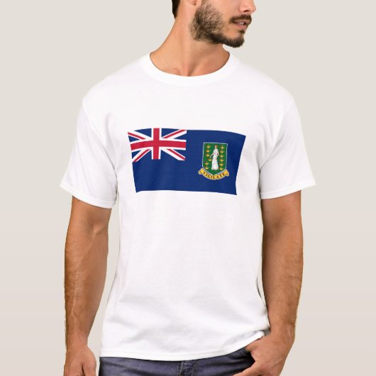 英国ヴァージン諸島国旗 Tシャツ (正面)
