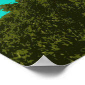 英国ヴァージン諸島観光旅行ポスター ポスター (角)