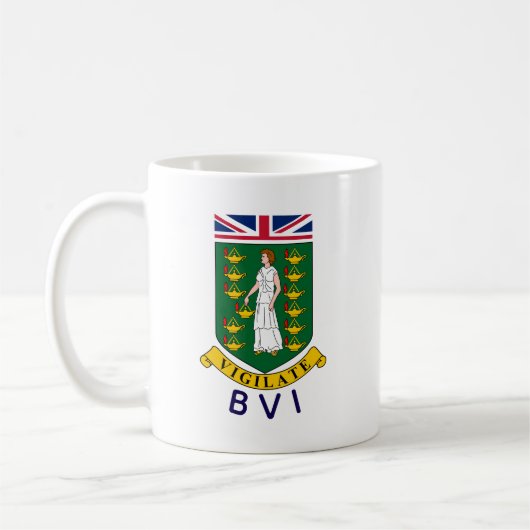 英国ヴァージン諸島 コーヒーマグカップ (左)