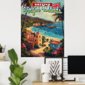 英国ヴァージン諸島 ポスター (ホームオフィス)