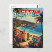 英国ヴァージン諸島 ポストカード (正面/裏面)