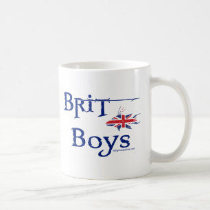 英国人の男の子のマグ コーヒーマグカップ
