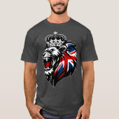 英国人の誇り ライオン  Tシャツ (正面)