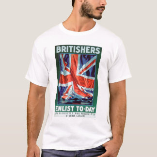 英国人は今日入隊します(US02116) Tシャツ