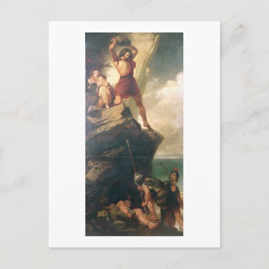 英国人は侵略ローマ人を撃退 ポストカード (正面)