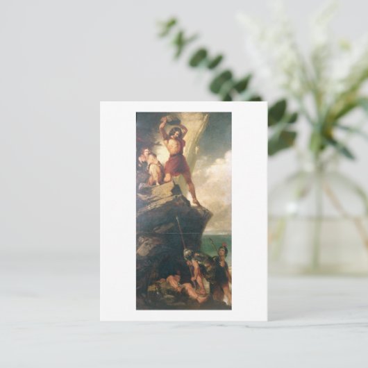 英国人は侵略ローマ人を撃退 ポストカード (スタンド正面)