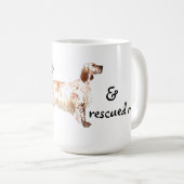 英国人救助セッター コーヒーマグカップ (正面右)