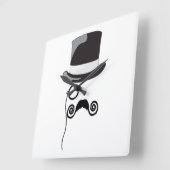 英国人時計 スクエア壁時計 (傾斜)