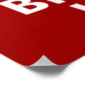 英国保のユーモアを醸成する巨大なポスター ポスター (角)