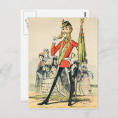 英国兵ビクトリアン士風貌 ポストカード (正面/裏面)