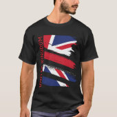 英国動揺して国旗ヴィンテージ連合ジャックグラフィック Tシャツ (正面)