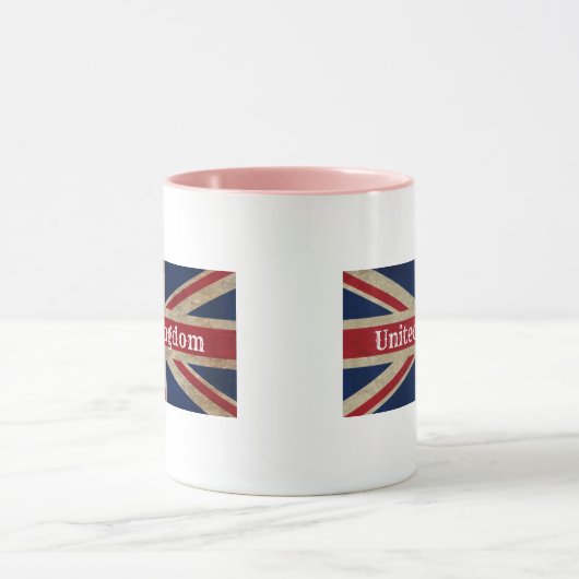 英国動揺して国旗 マグカップ (中央)