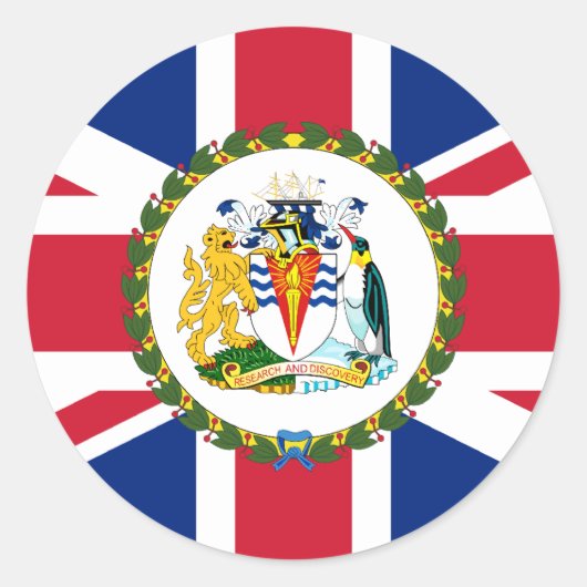 英国南極兵器長 ラウンドシール (正面)
