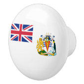 英国南極地域国旗のセラミックプル セラミックノブ (右)