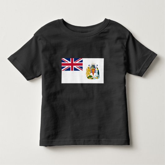 英国南極地域旗 トドラーTシャツ (正面)