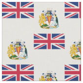 英国南極地域旗 ファブリック (クローズアップ)