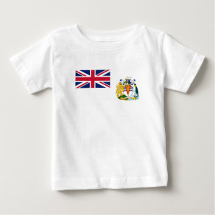 英国南極地域旗 ベビーTシャツ