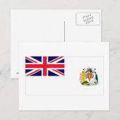 英国南極地域旗 ポストカード (正面/裏面)