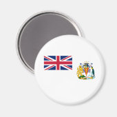 英国南極地域旗 マグネット (正面/裏面)