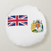 英国南極地域旗 ラウンドクッション (裏面)
