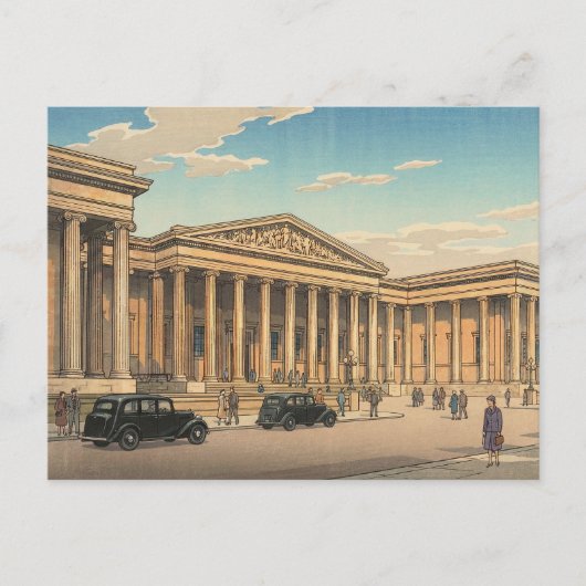 英国博物館の浮世絵 ポストカード (正面)