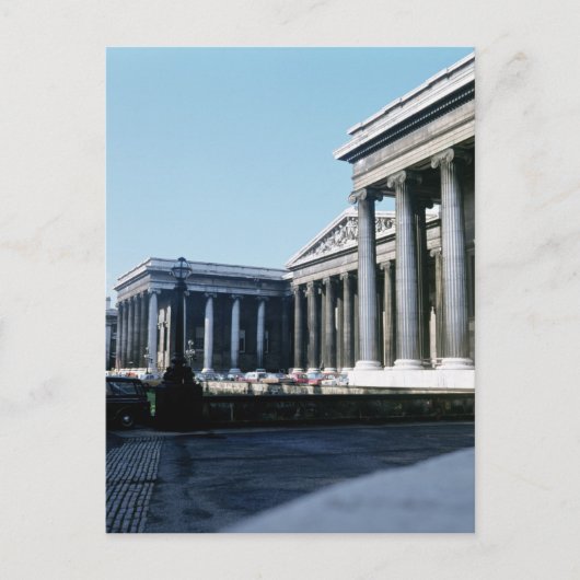 英国博物館南正面 ポストカード (正面)