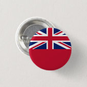 英国商船海軍レッドエンサインバッジピン 缶バッジ (正面&裏面)