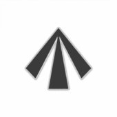 英国囚人アロー英国陸軍モダンクロース足 シール (正面)