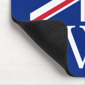 英国国旗が付いているロンドンの郵便番号SW1 マウスパッド (コーナー)