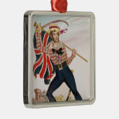 「英国国旗としてE.F. Saville氏 メタルオーナメント (右)