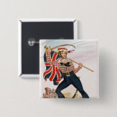 「英国国旗としてE.F. Saville氏 缶バッジ (正面&裏面)