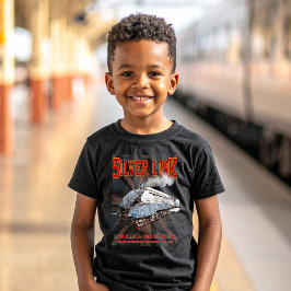 英国国旗とLNERクラスA4 2509シルバーリンク蒸気機関車 Tシャツ