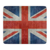 英国国旗のイギリスのイギリスの旗のレトロのまな板 カッティングボード (正面)
