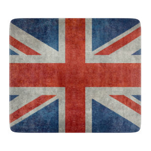 英国国旗のイギリスのイギリスの旗のレトロのまな板 カッティングボード