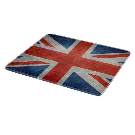 英国国旗のイギリスのイギリスの旗のレトロのまな板 カッティングボード (角)