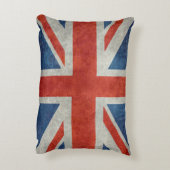 英国国旗のイギリスのイギリスの旗のレトロのアクセントの枕 アクセントクッション (裏面(縦))