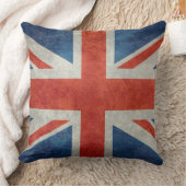 英国国旗のイギリスのイギリスの旗のレトロのスタイルのクッション クッション (ブランケット)