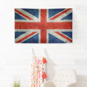 英国国旗のイギリスのイギリスの旗のレトロのスタイルの旗 横断幕 (インサイチュ)