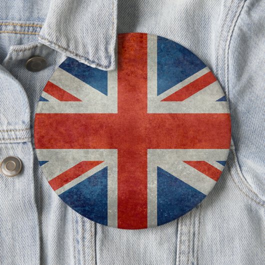 英国国旗のイギリスのイギリスの旗のレトロのスタイルはボタンがかかります 缶バッジ (インサイチュ)