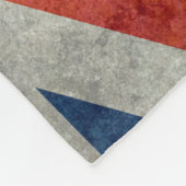 英国国旗のイギリスのイギリスの旗のレトロのフリースブランケット フリースブランケット (角)