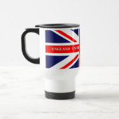 英国国旗のイギリスのロンドンのイギリスの旗 トラベルマグ (左)