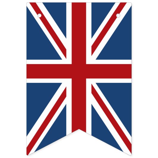 英国国旗のイギリスの愛国心が強い旗の赤白青 バンティングフラッグ (第2の旗)