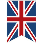 英国国旗のイギリスの愛国心が強い旗の赤白青 バンティングフラッグ (第1の旗)